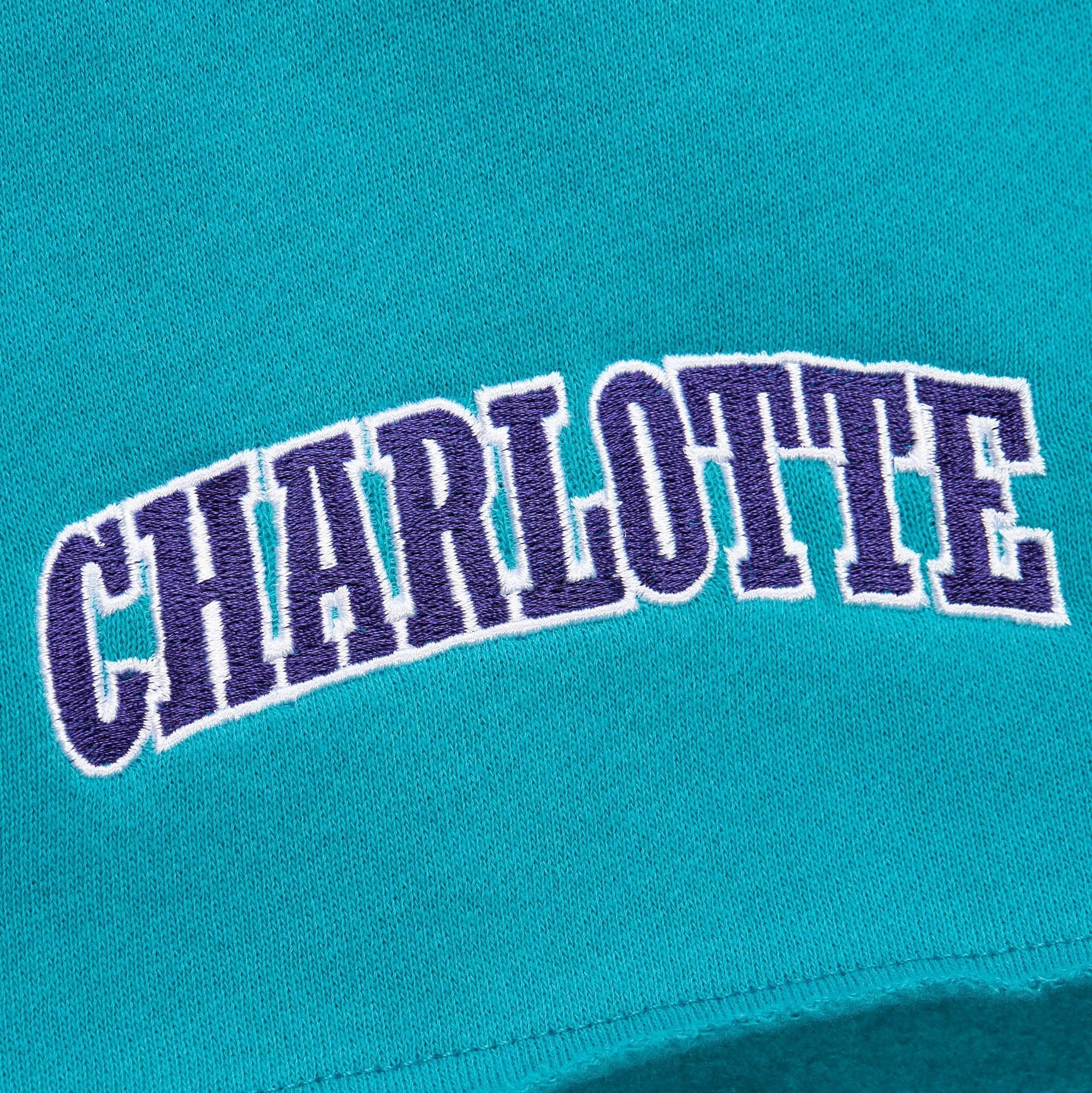 Спортивные шорты Mitchell & Ness Postgame Fleece Vintage Logo Charlotte Hornets Shorts