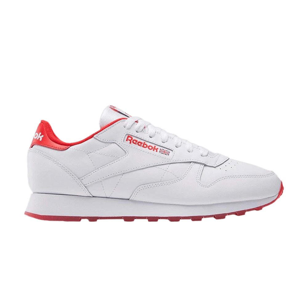 Кроссовки Reebok Classic Leather 'White Instinct Red'