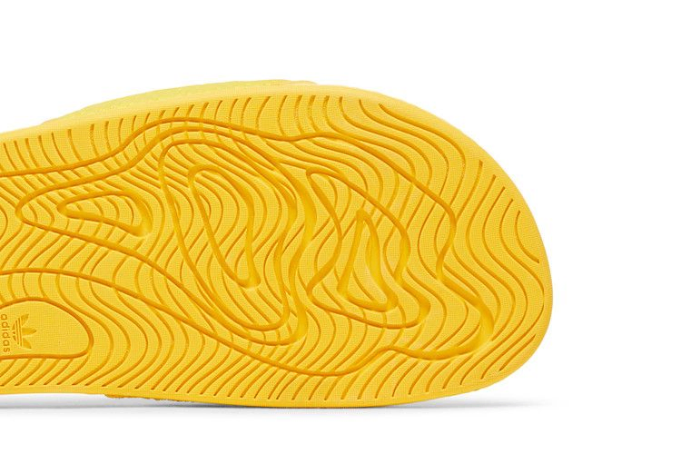 Pharrell x adidas Chancletas Hu Slides 'Bold Gold'