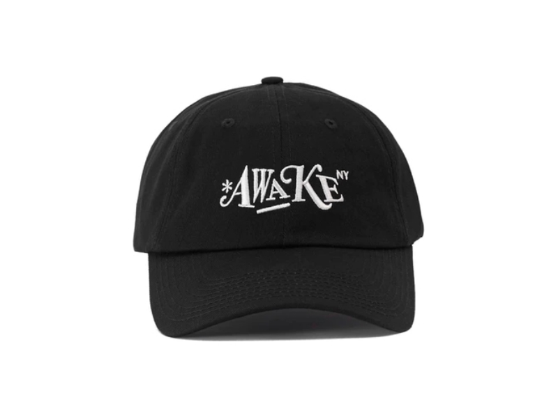 Awake-Distorted-Logo-Dad-Cap-Black