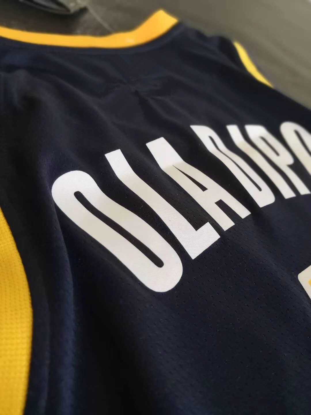 Баскетбольная джерси 2017-18 Victor Oladipo Indiana Pacers #4 Icon Navy