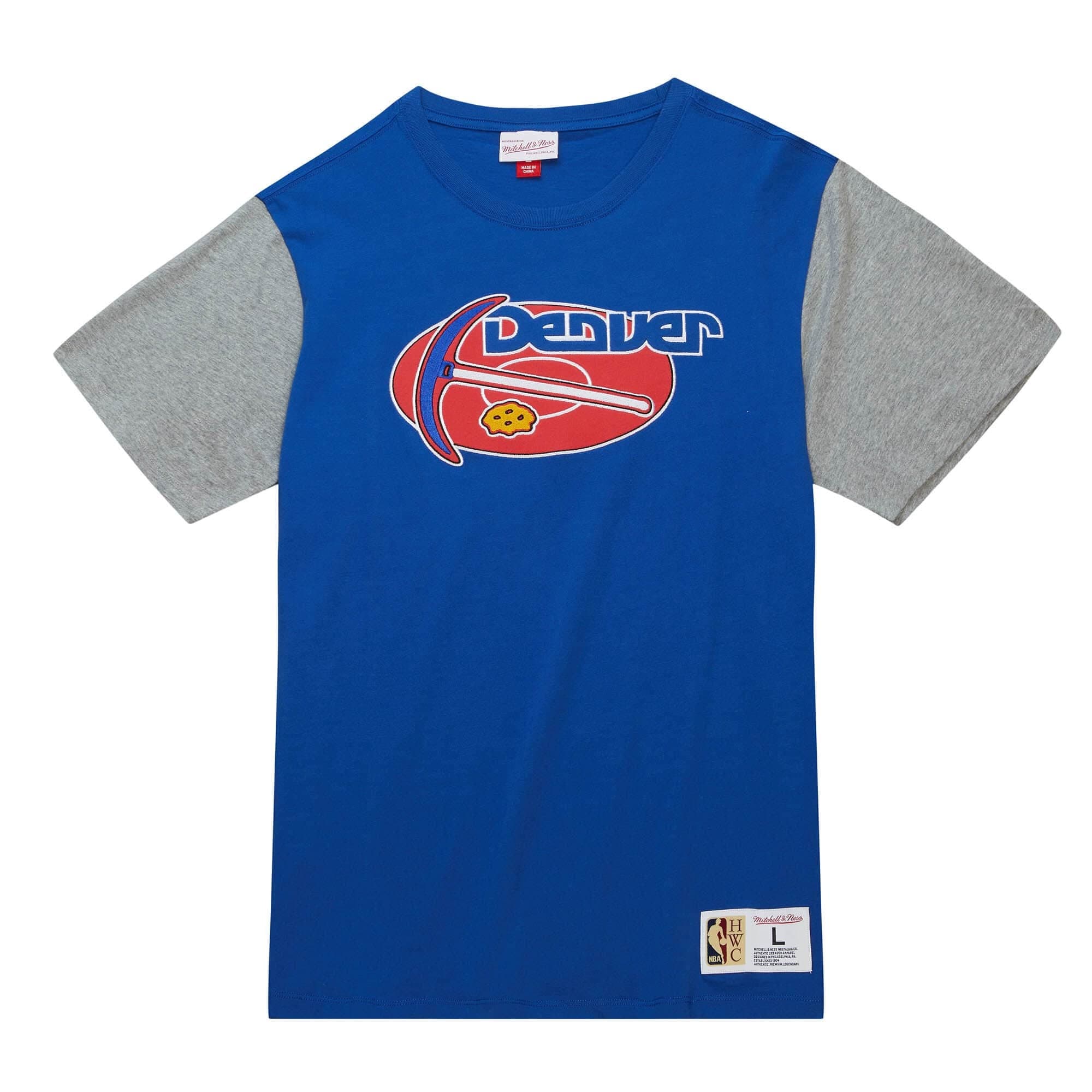 Футболка Mitchell & Ness Color Blocked SS Denver Nuggets T-Shirt