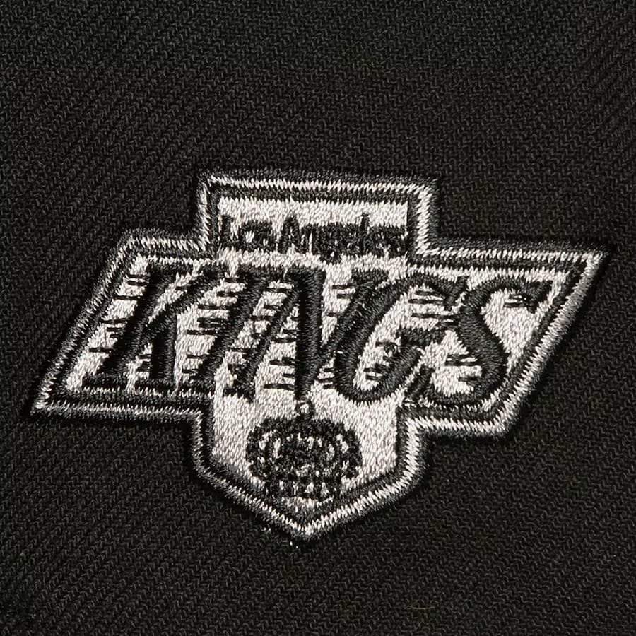 Бейсболка Mitchell & Ness Black Los Angeles Kings Icon Grail Pro Vintage Snapback Hat