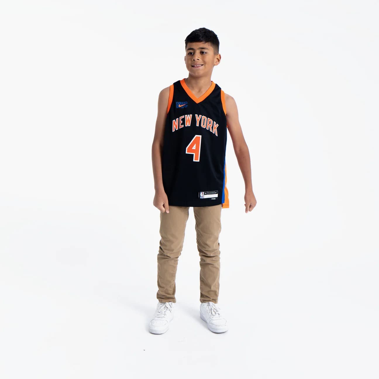 2022-23-New-York-Knicks-Derrick-Rose-2-Youth-Swingman-City-Edition-Black-Jersey-3