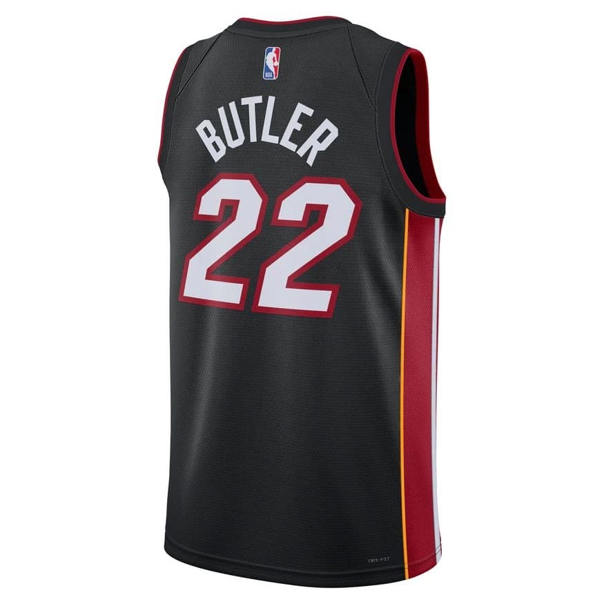 Баскетбольная джерси 2023-24 Miami Heat Jimmy Butler #22 Swingman Icon Edition Black Jersey