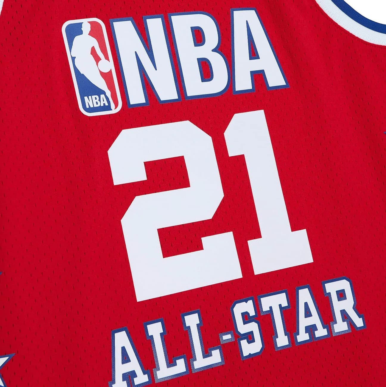 Баскетбольная джерси 2003 All Star Game Kevin Garnett  #21 Swingman Hardwood Classics Red Jersey