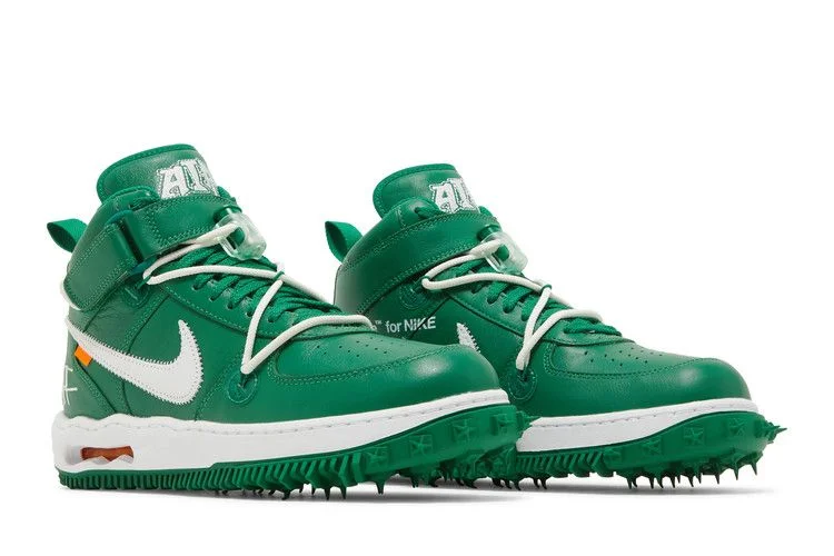 Krossovki-Off-White-x-Nike-Air-Force-1-Mid-SP-Leather-Pine-Green-7