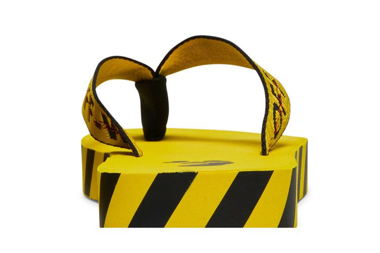 Кроссовки Off-White Industrial Flip Flops 'Logo Tape - Yellow' 2021