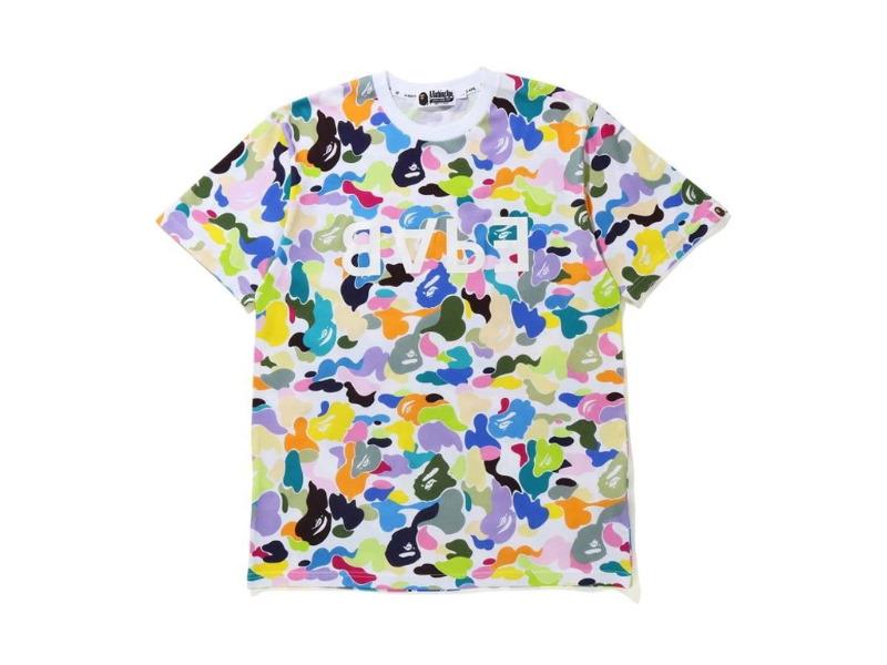 Футболка BAPE A Bathing Ape Multi Camo Bape Tee White
