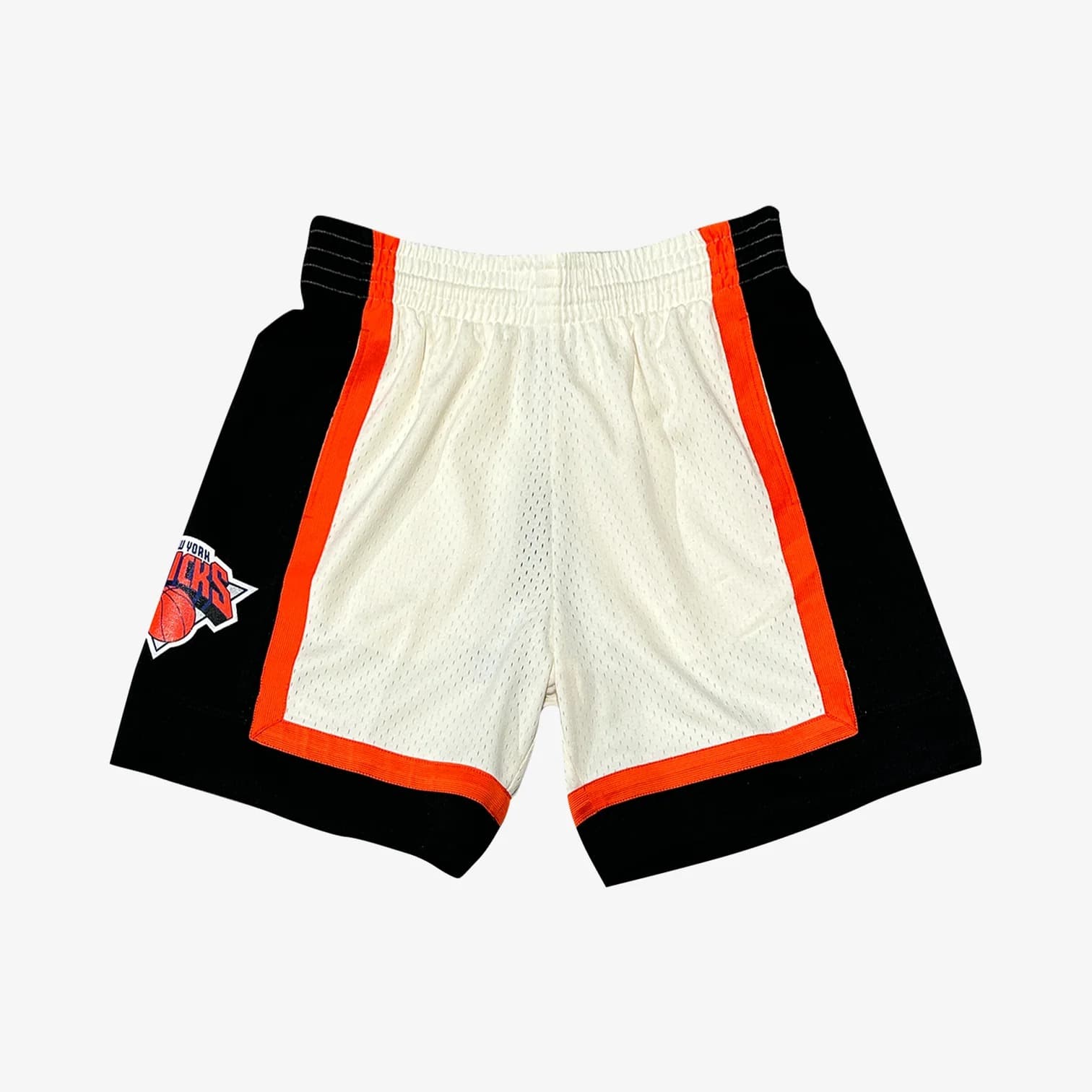 Спортивные шорты Mitchell & Ness New York Knicks Hardwood Classics Throwback Off White Swingman NBA Shorts