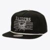 Mitchell-Ness-Black-Los-Angeles-Raiders-Gridiron-Classics-Radiant-Lines-Deadstock-Snapback-Hat-100x100