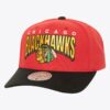 Mitchell-Ness-Red-Chicago-Blackhawks-Boom-Text-Pro-Snapback-Hat-100x100