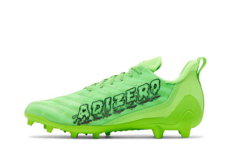 Бутсы adidas Adizero Cleats 'Team Solar Green Silver Metallic'