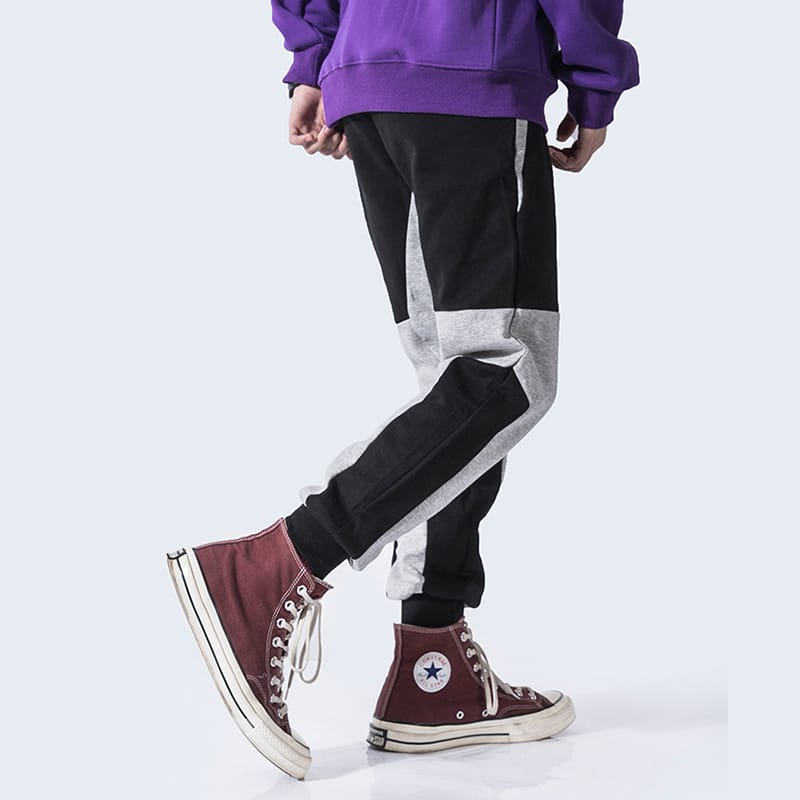 Спортивные штаны DPOY Black-Grey Stripes Pants