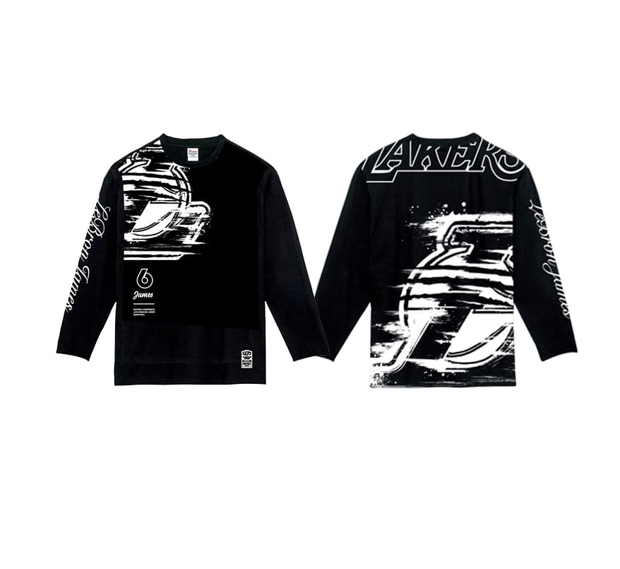 Футболка DPOY BW Lakers LeBron James Longsleeve