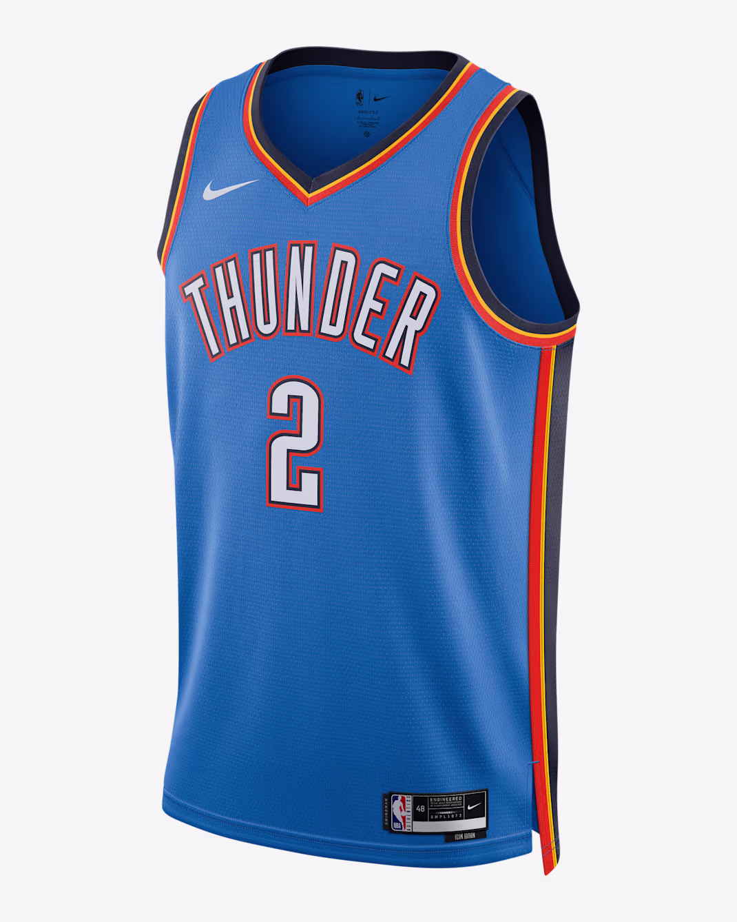 Баскетбольное джерси Nike NBA Shai Gilgeous-Alexander OKC 23-24 Icon Edition Swingman