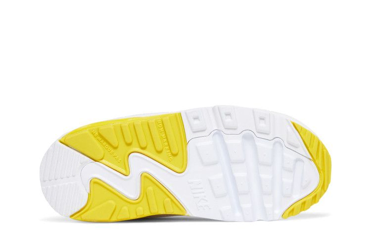 Кроссовки Undefeated x Nike Air Max 90 BT 'White Optic Yellow'