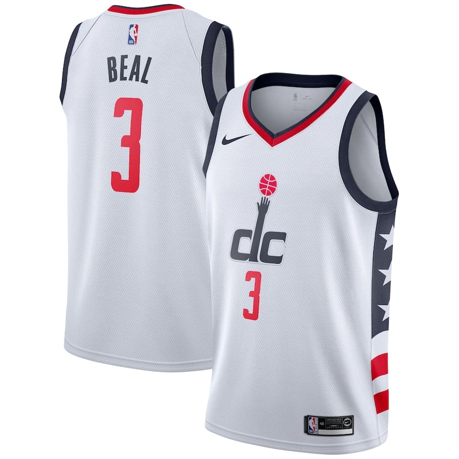 Баскетбольная джерси 2021-22 Washington Wizards #3 Bradley Beal City Edition Swingman Jersey