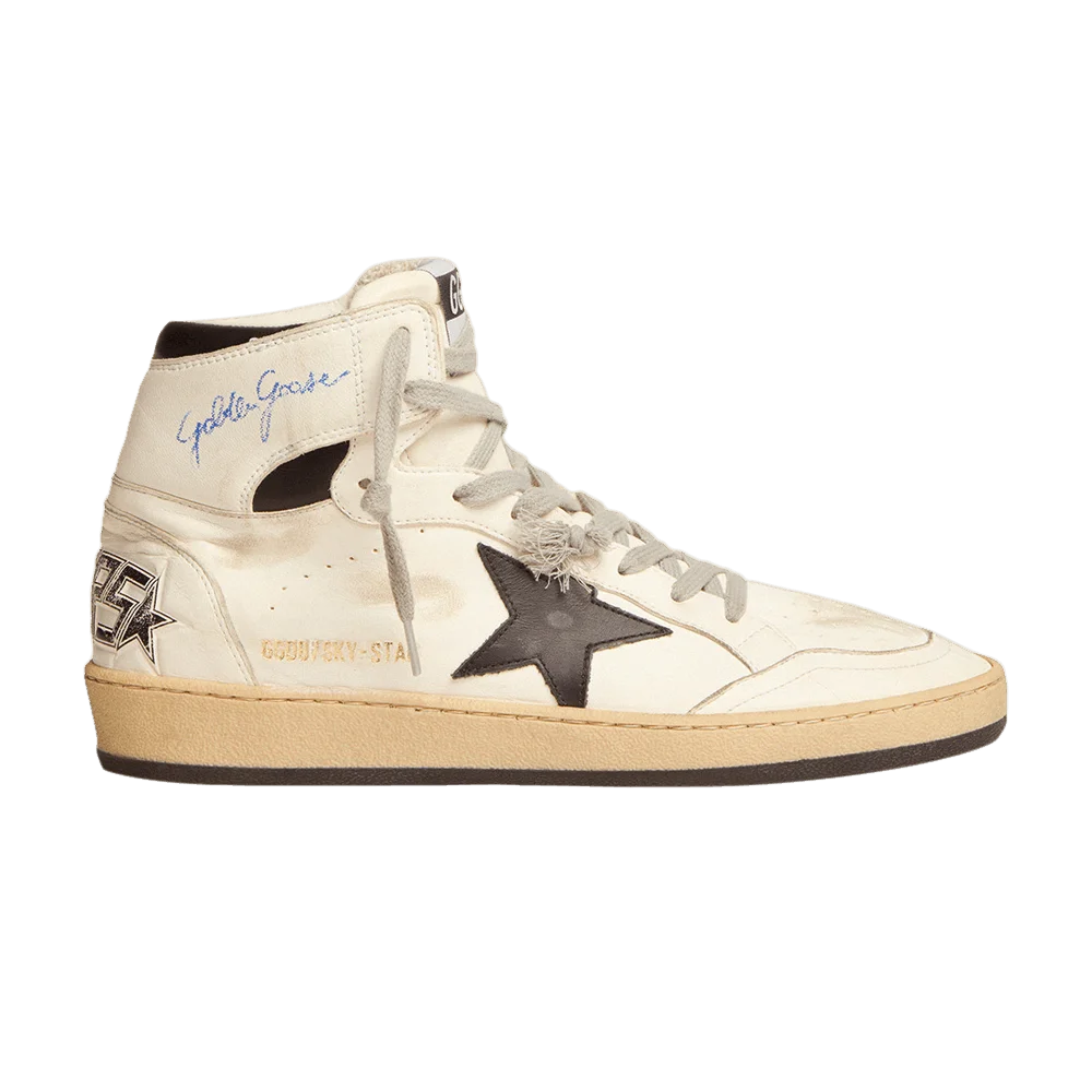 Krossovki-Golden-Goose-Wmns-Sky-Star-High-White-Black