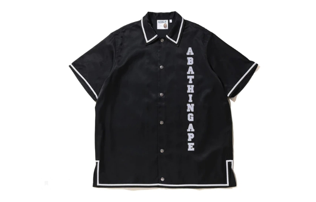 Рубашка BAPE Relaxed Classic Disco SS Shirt Black