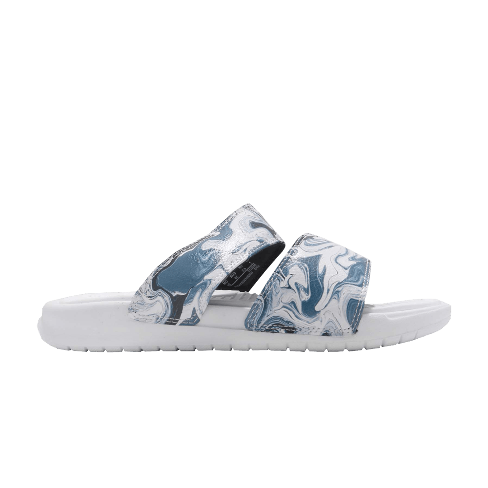 Nike Wmns Benassi Duo Ultra Slide 'White Blue Black'