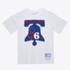 Mitchell-Ness-White-Philadelphia-76ers-Logo-T-Shirt-100x100