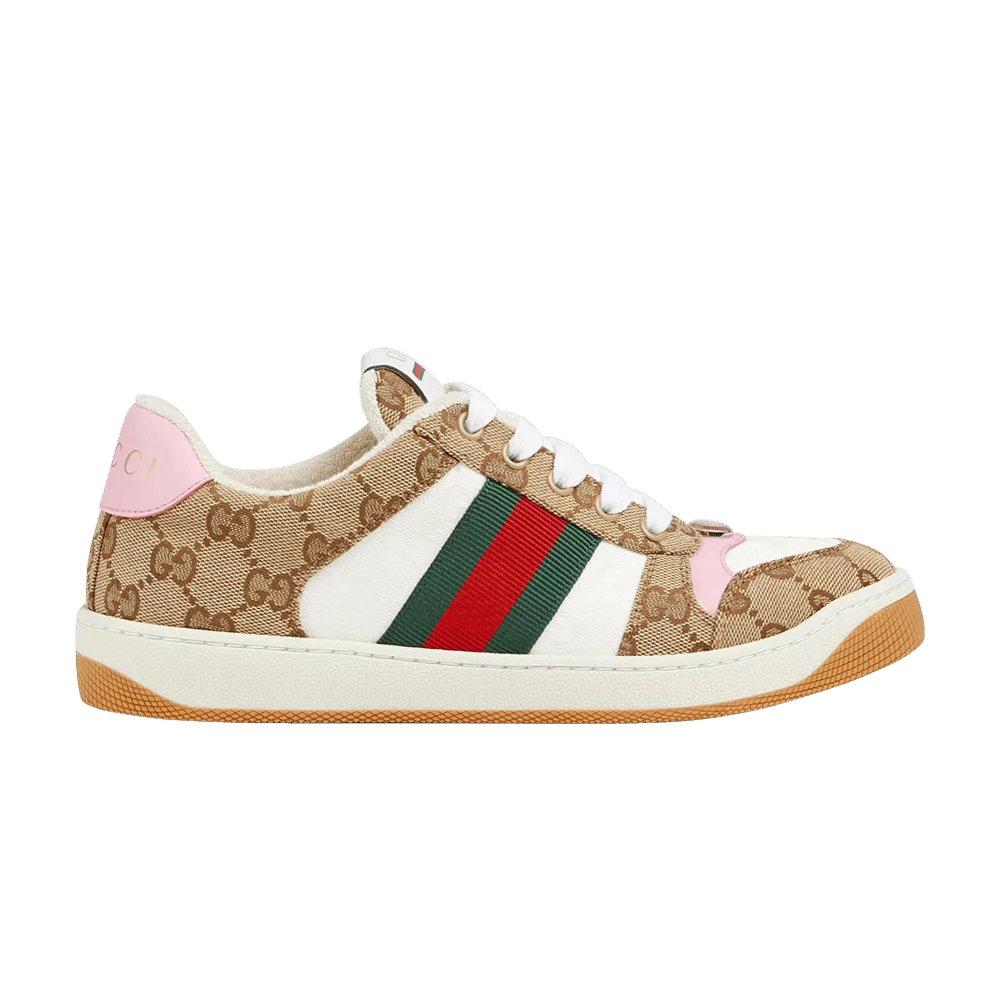Кроссовки Gucci Wmns Screener Sneaker 'Beige Pink'