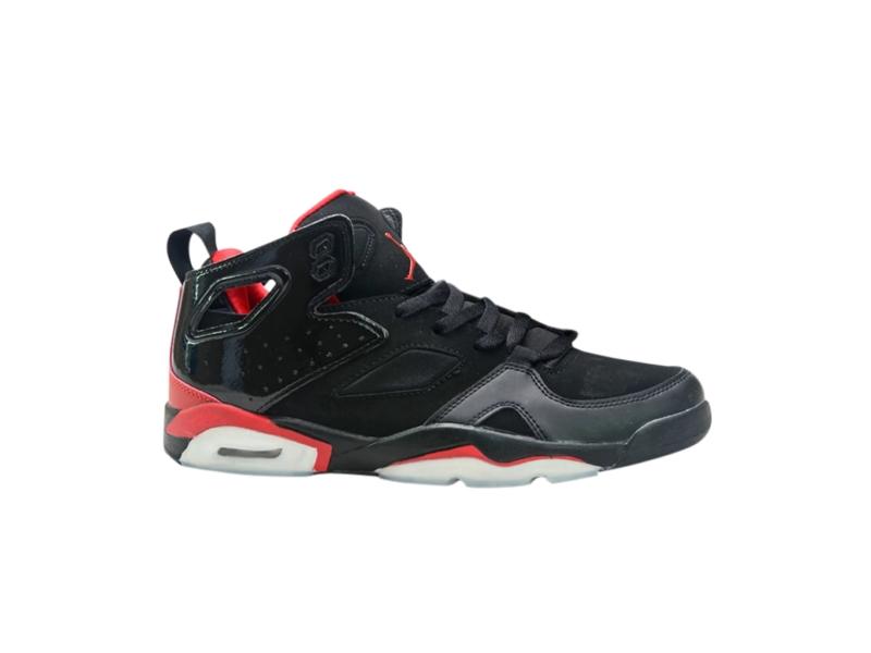 Air-Jordan-Flight-Club-91-Black-Gym-Red