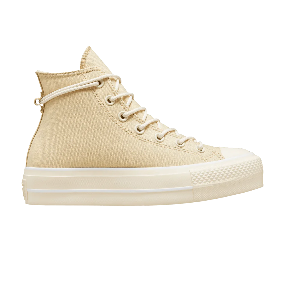 Converse Wmns Chuck Taylor All Star Lift Platform Canvas High 'Oat Milk'