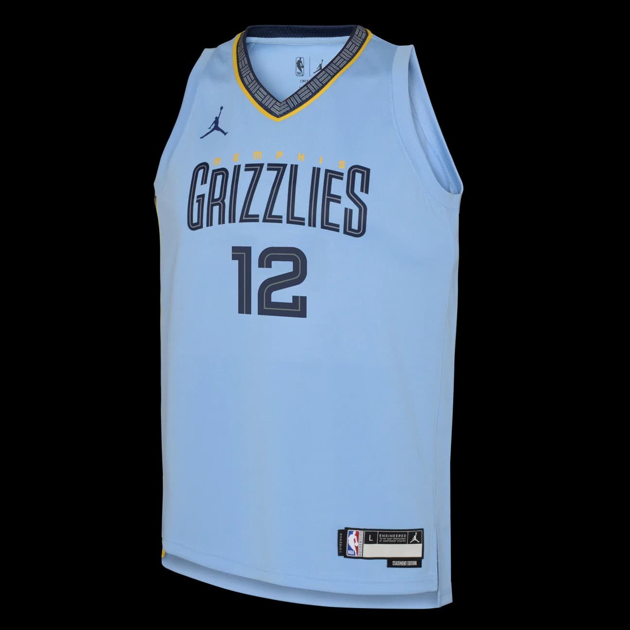 2022-23-Memphis-Grizzlies-Ja-Morant-12-Youth-Swingman-Statement-Edition-Blue-Jersey-8