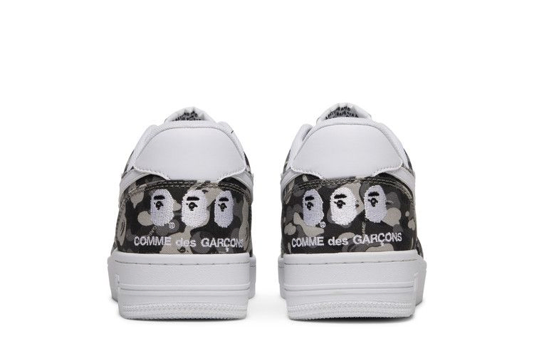 Кроссовки Comme des Garçons x Bapesta Low 'White Camo'