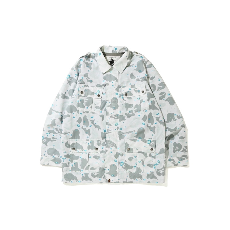 Куртка BAPE Space Camo Military Jacket White