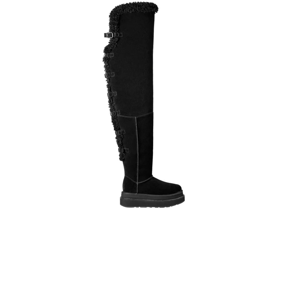 Sacai x UGG Wmns Thigh High Boot 'Black'