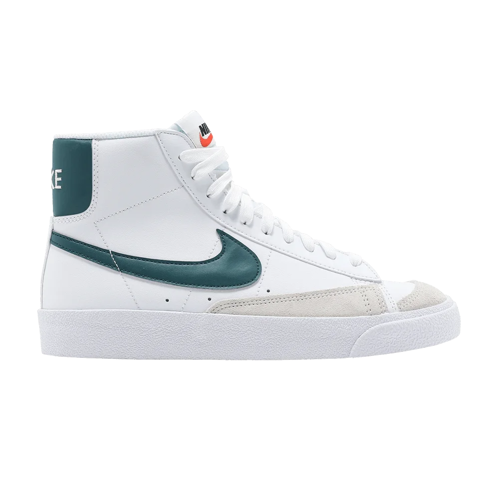Krossovki-Nike-Blazer-Mid-77-GS-White-Dark-Teal-Green