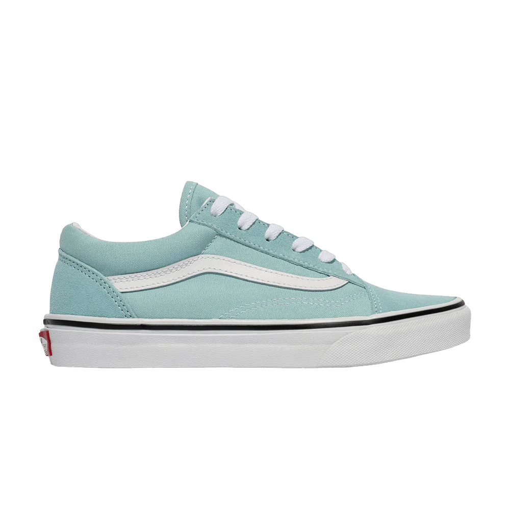 Krossovki-Vans-Old-Skool-Kids-Aquatic-True-White