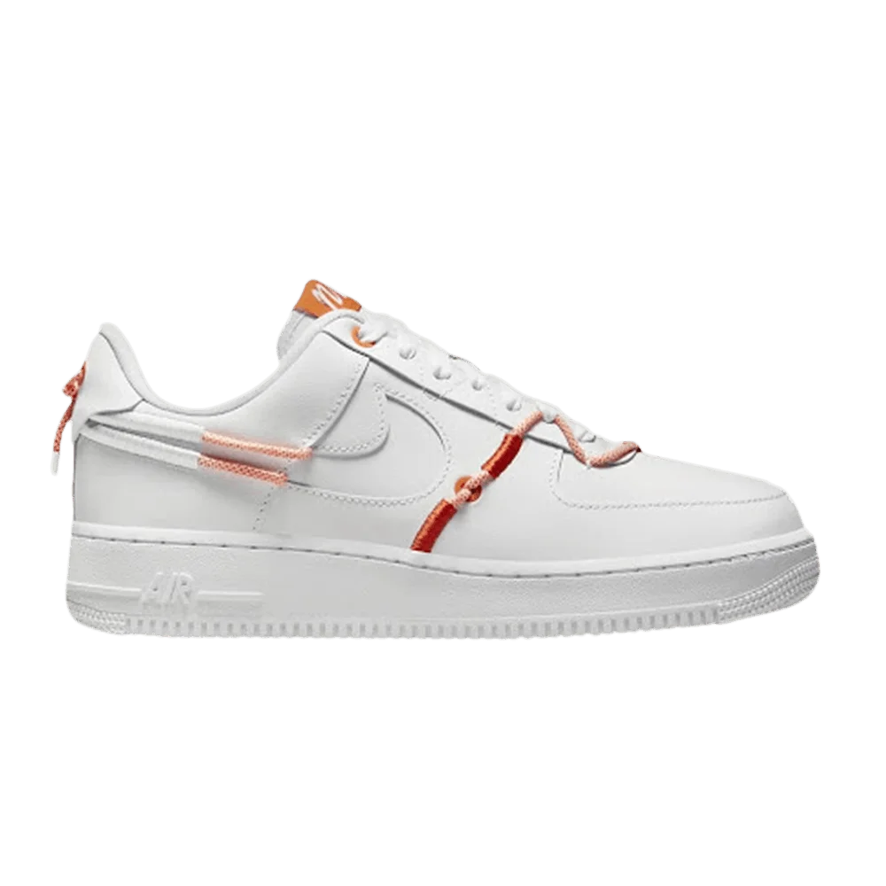 Кроссовки Nike Wmns Air Force 1 '07 LX 'White Safety Orange'
