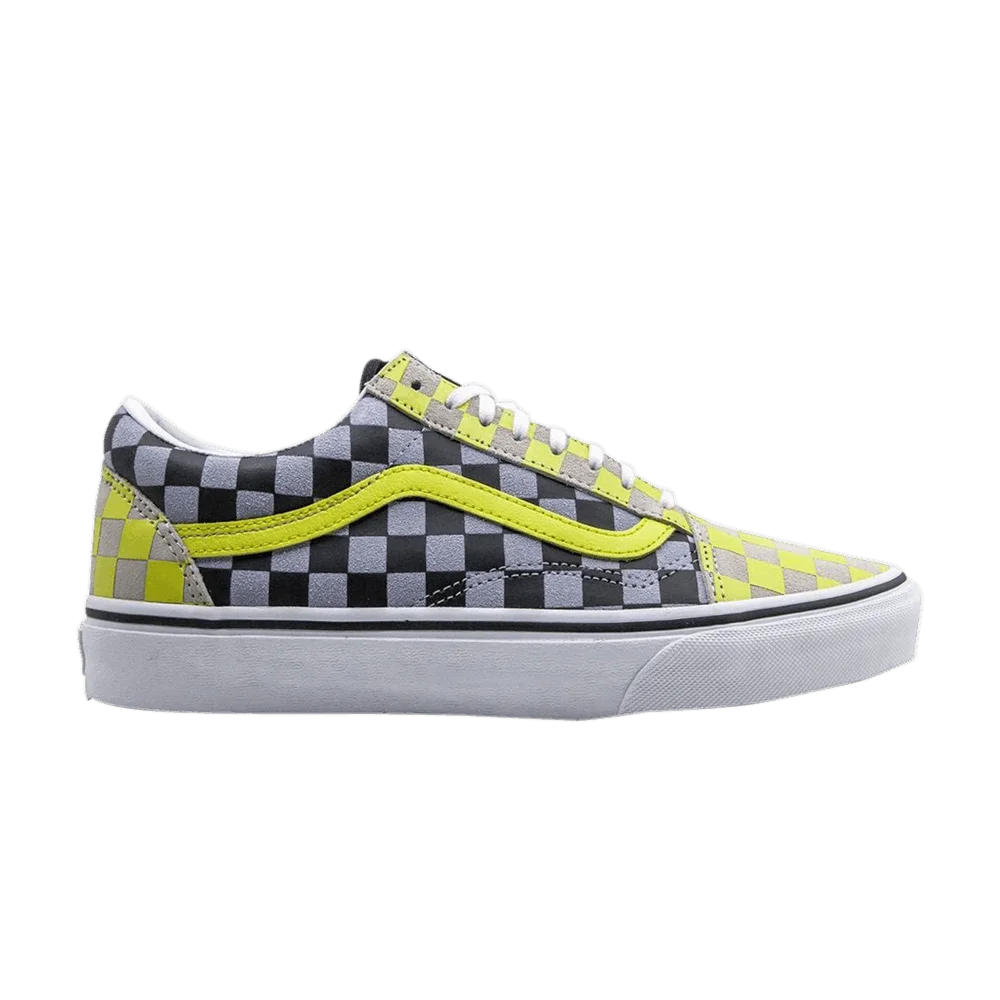 Vans Old Skool 'Black Yellow Checkerboard'