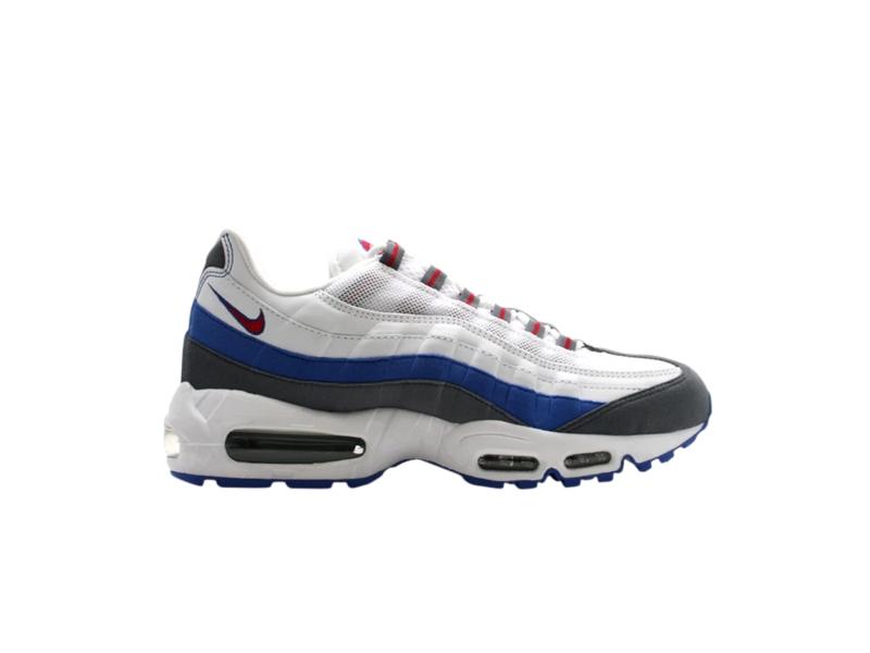 Кроссовки Nike Air Max 95 White Varsity Red Flint Grey