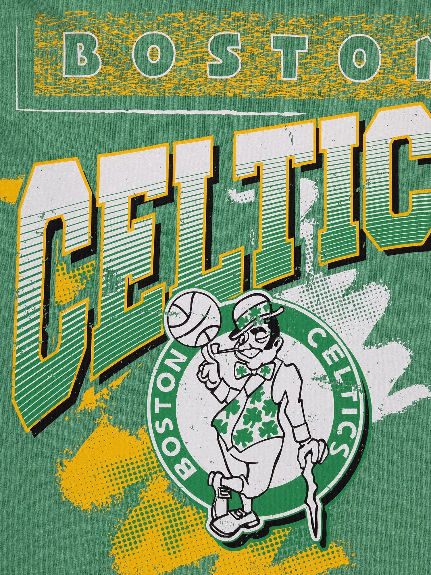 Футболка Mitchell & Ness Boston Celtics Vintage Brush Off 2.0 NBA T-Shirt