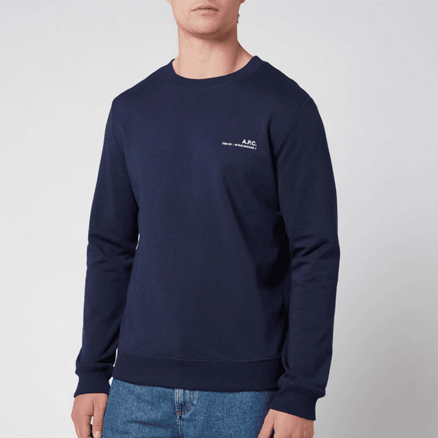 Свитшот A.P.C. Item Sweatshirt Dark Navy Blue
