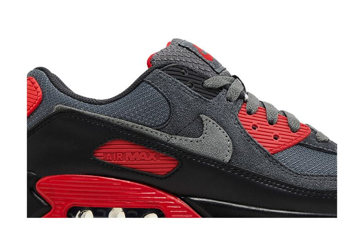 Кроссовки Nike Air Max 90 'Iron Grey Fire Red'