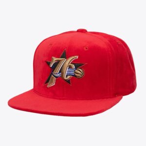 Mitchell-Ness-Red-Philadelphia-76ers-Hardwood-Classics-Velour-Snapback-Hat-300x300