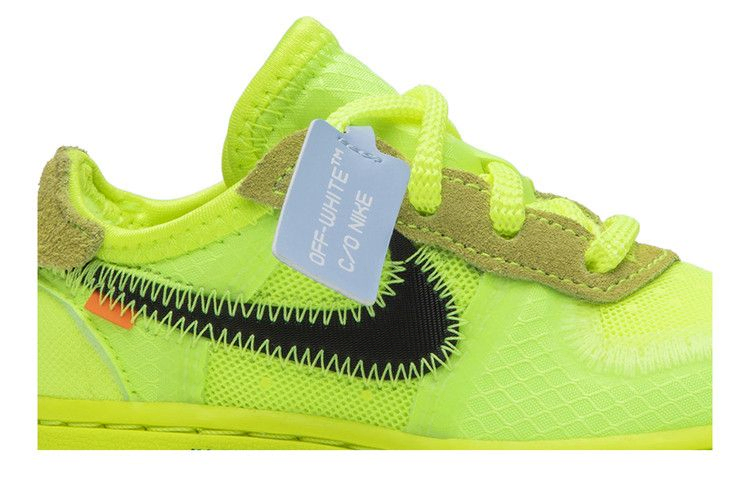 Кроссовки Nike Off-White x Air Force 1 Low TD 'Volt'