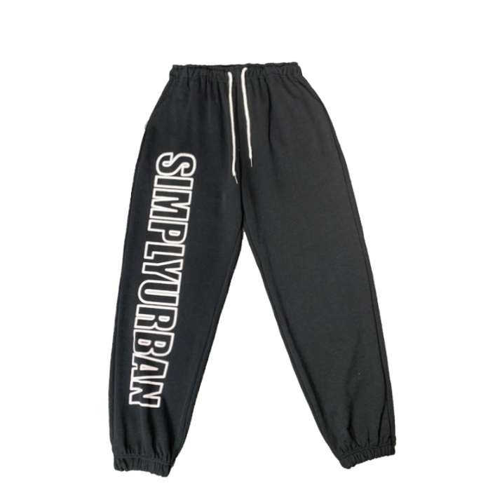 Спортивные брюки 2021 Urban Hip-hop Style Sweatpants Black