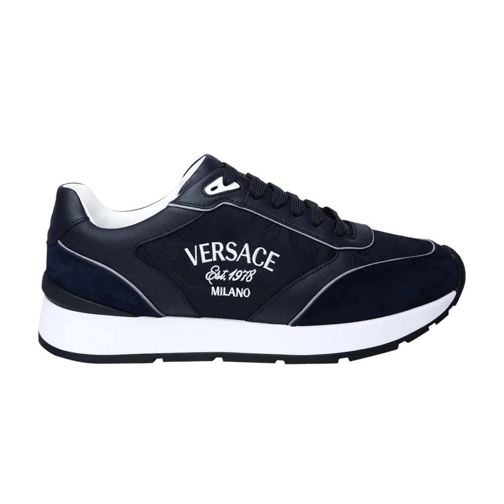 Кроссовки Versace Milano Runner 'Blue Navy'