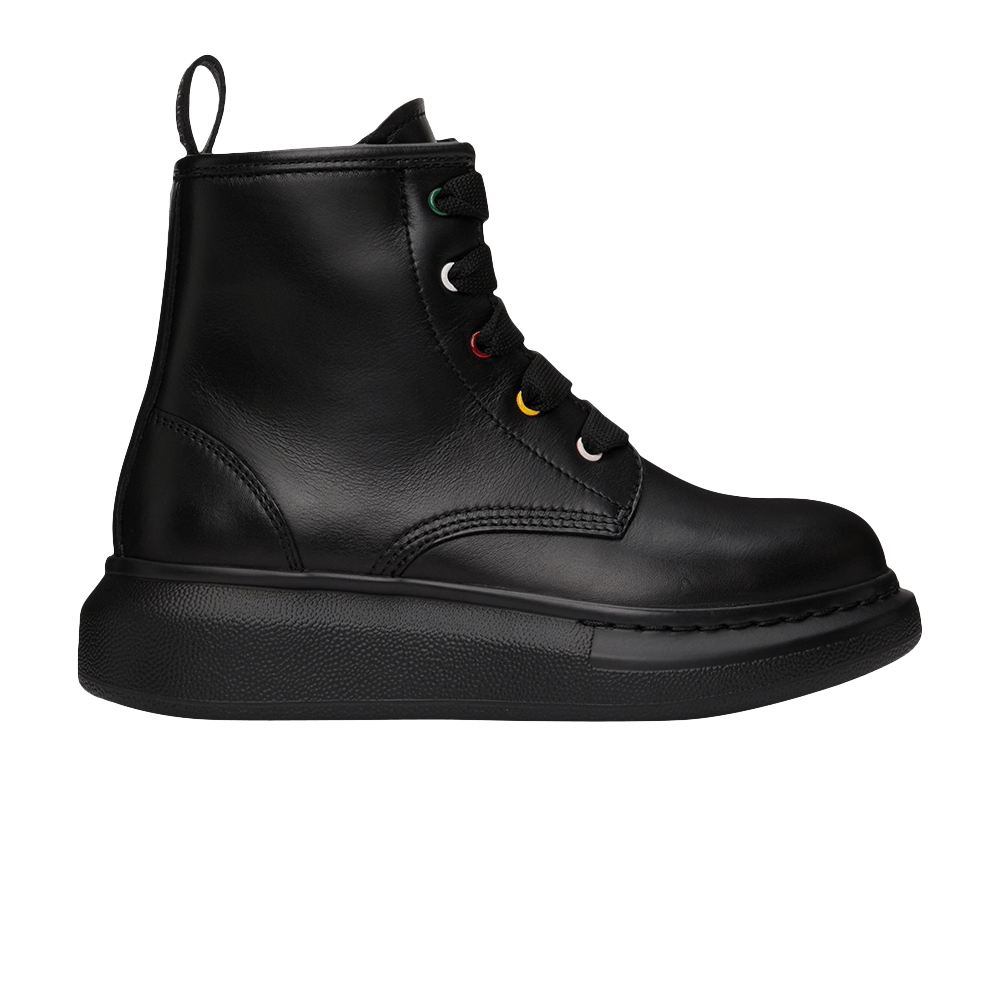 Кроссовки Alexander McQueen Hybrid Lace-Up Boot Kids 'Black'