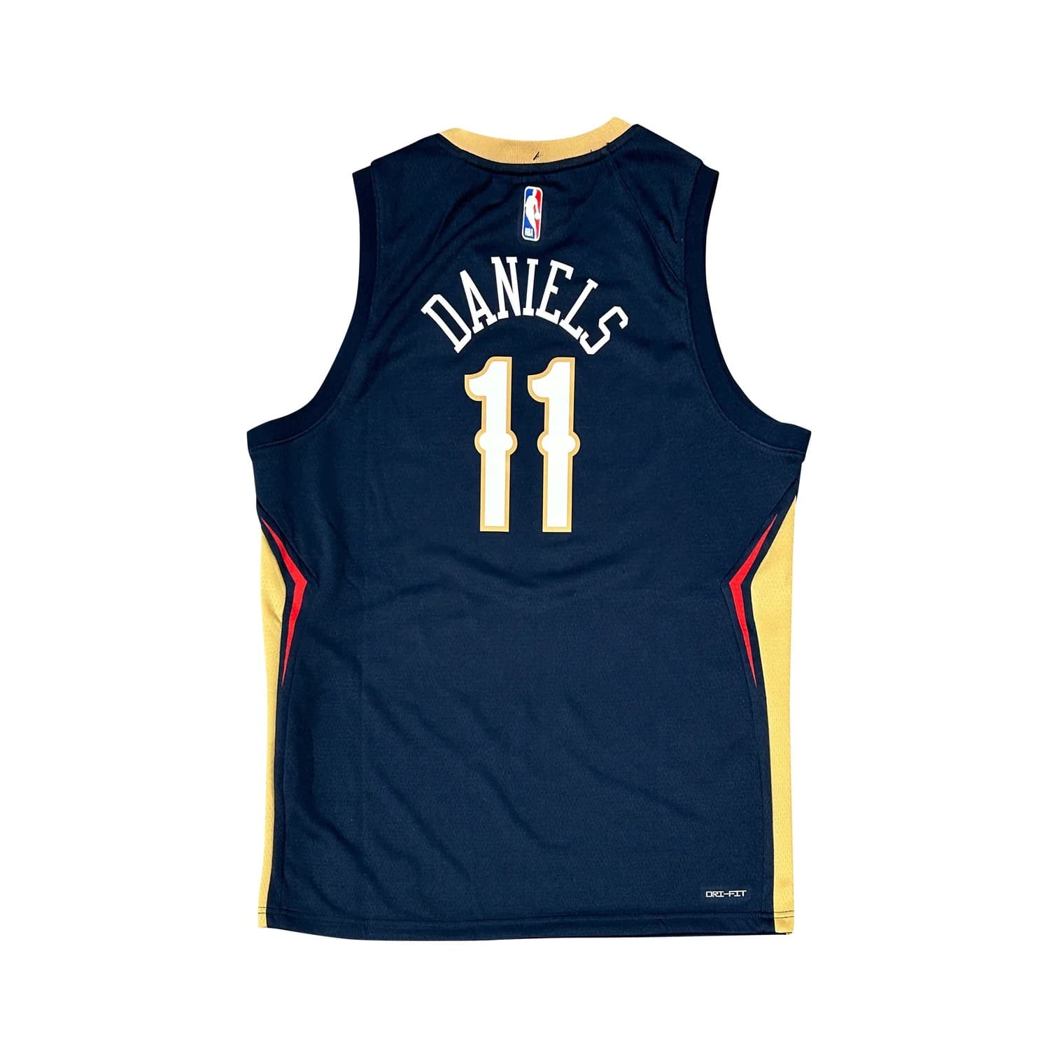 Баскетбольная джерси 2022-23 New Orleans Pelicans Dyson Daniels #11 Youth Swingman Icon Edition Navy Jersey