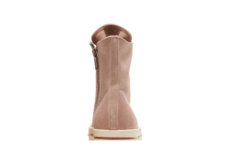 Кроссовки Rick Owens EDFU DRKSHDW Cotton Denim High 'Faded Pink'