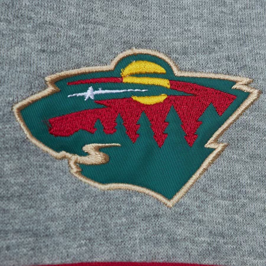 Худи Mitchell & Ness Green Minnesota Wild Head Coach Pullover Hoodie