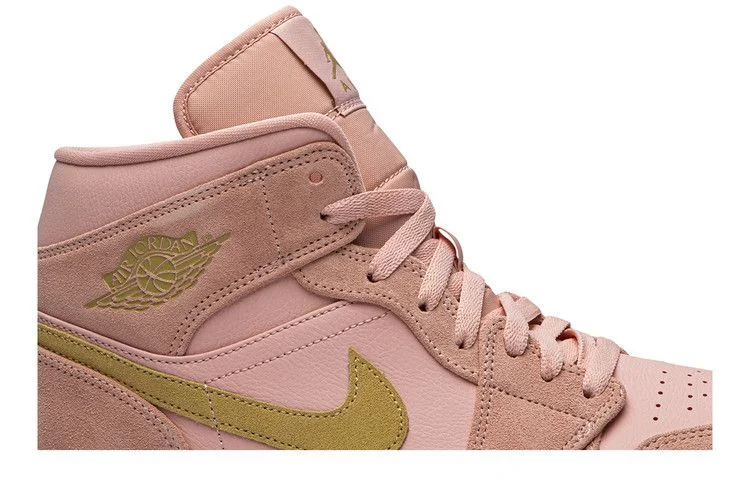 Кроссовки Air Jordan 1 Mid 'Coral Gold'